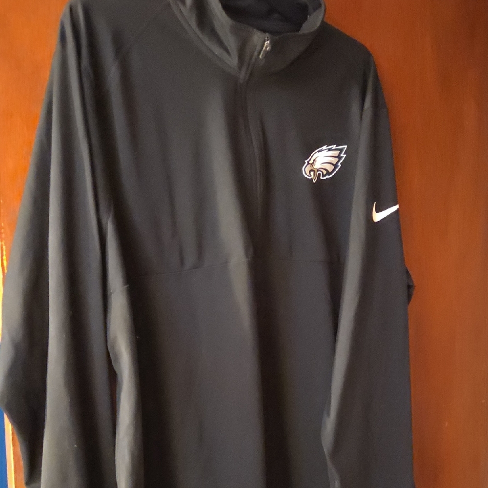 Philadelphia Eagles Nike Black Drifit Quarter-Zip XXL